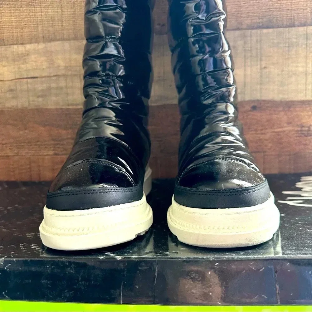 NIB Sam Edelman Camora Waterproof Puffer Tall Boots Black